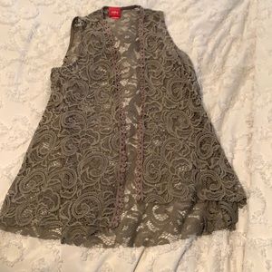 Lace vest